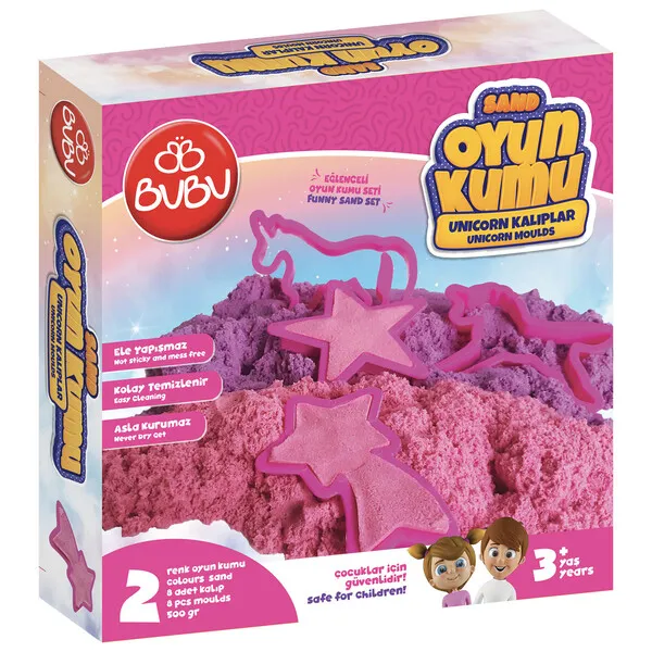 Set cu nisip kinetic si forme Unicorn - image 1