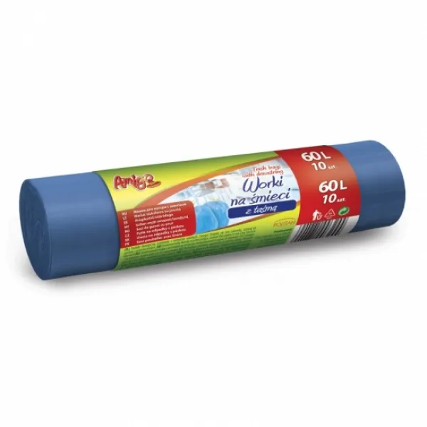 AMIGO Pungi de gunoi HDPE cu legatura 60L 10B - image 1