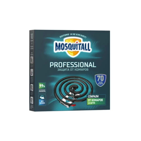 Mosquitall Professional spirale contra tintarilor 10buc - image 1