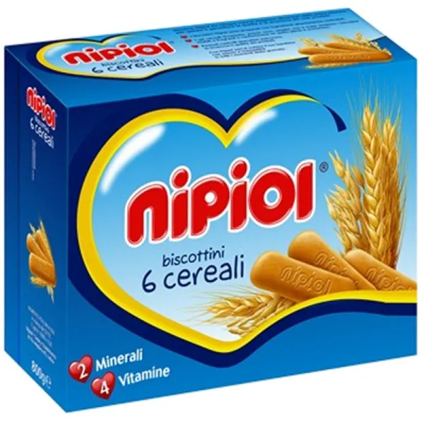 Nipiol Biscuiti 360g 6 Cereale (6 luni) - image 1