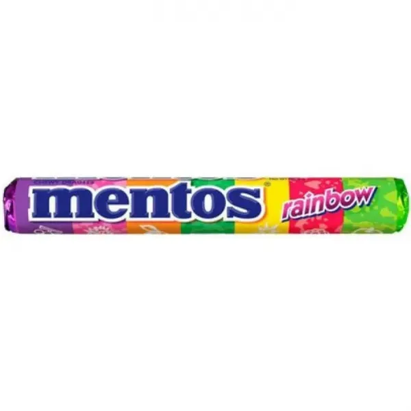 Mentos Drajeu de mestecat Rainbow 37g - image 1