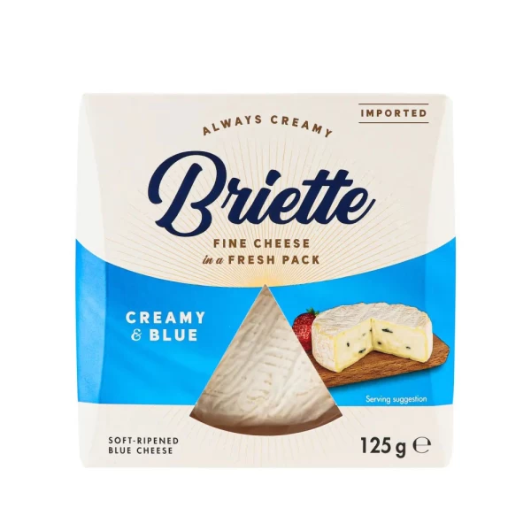 Kaserei Brinza Briette creamy&blue 125g - image 1