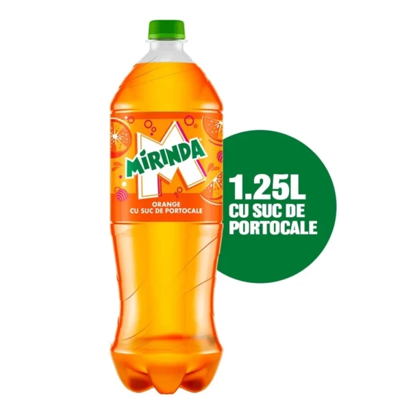 Mirinda Газированный напиток со вкусом апельсина 1,25 л - image 2