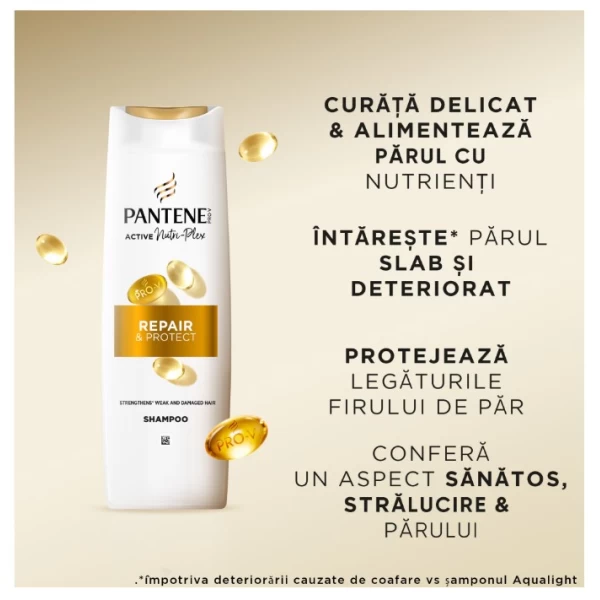 Pantene Шампунь Repair & Protect 400 мл + Маска 3 мин  220 мл - image 4