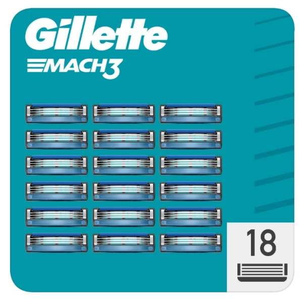 Gillette Rezerve aparat de ras Mach3, 18 buc - image 2