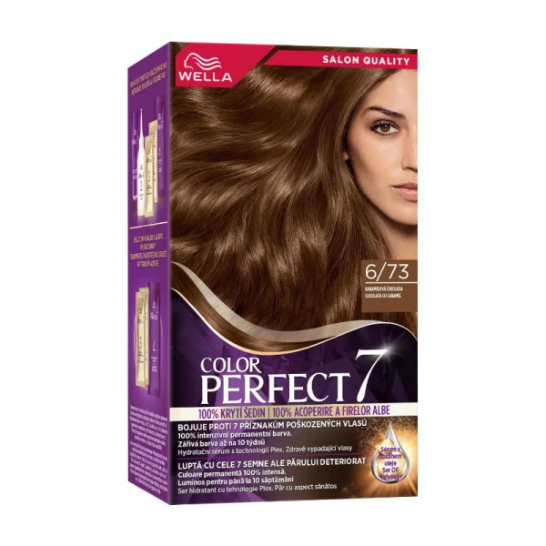 Wella Color Perfect Vopsea Ciocolata cu Caramel 6/73 - image 1