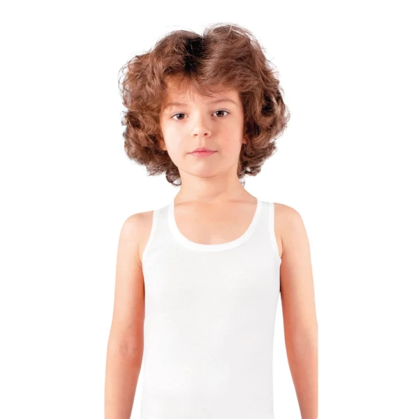 Domi Kids Maiou Alb pentru baieti 8-9 ani, 67520 - image 1