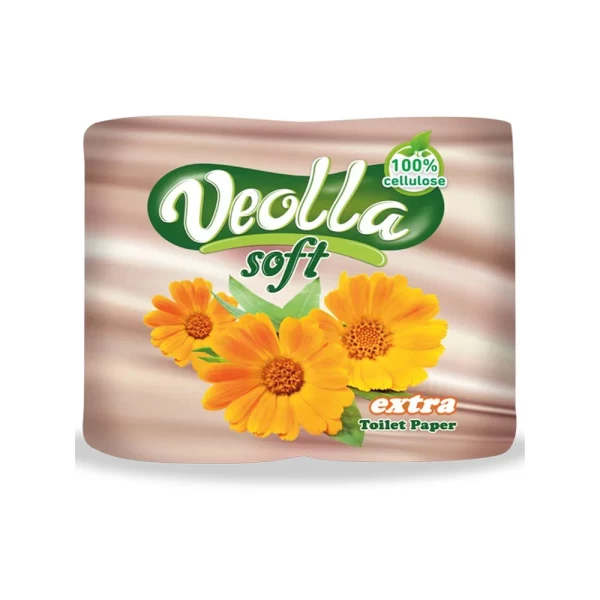 Veolla Hartie igienica Soft Extra 3 straturi 4 bucati - image 1