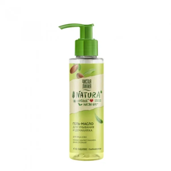 Чистая Линия Гель-масло для умывания Natura 115мл Organic масло Ши - image 1