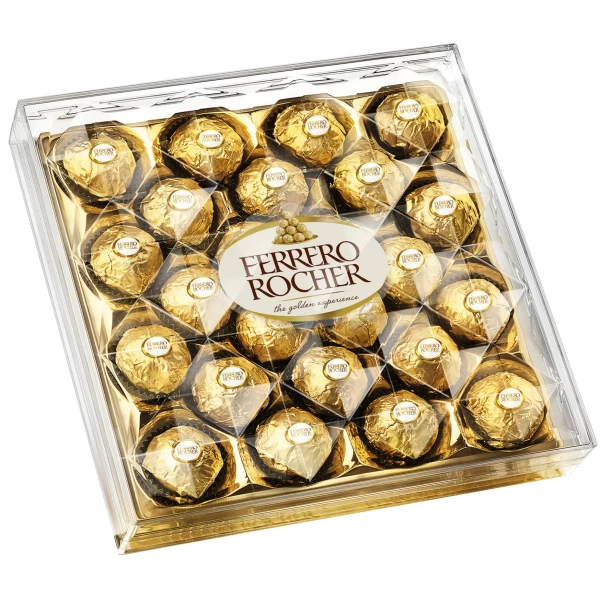 Шоколадные конфеты Ferrero Rocher, пралине, 24 штуки, 300 г - image 2