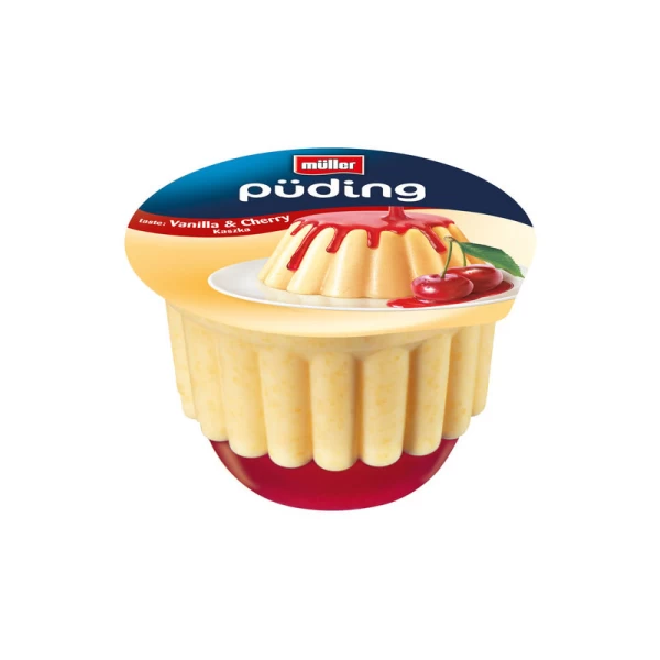Budinca de gris si sos de cirese Muller, 450 g - image 1