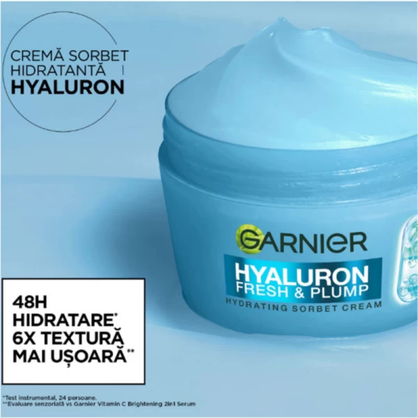 Garnier Увлажняющий крем с гиалуроновой кислотой Hyaluron Fresh & Plump, 85 мл - image 2