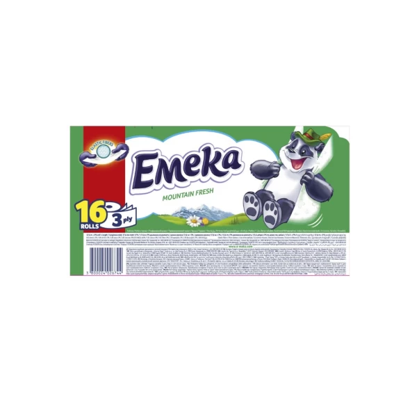 Emeka Hartie igienica, 3 straturi, 16 role Mountain Fresh - image 3