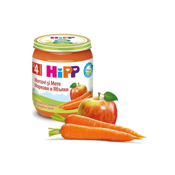 HiPP Piure de Mere si morcovi (4+ luni), 125 g - image 2