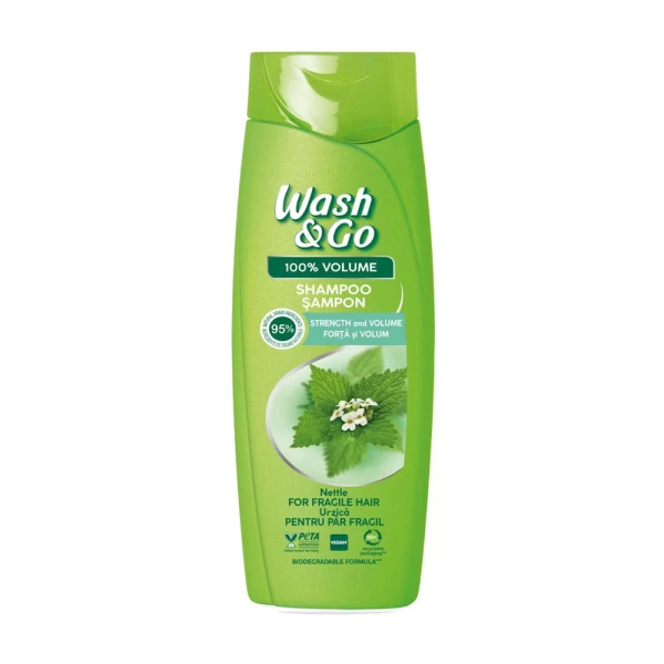 Wash&Go Sampon 360ml cu extract de Urzica - image 1