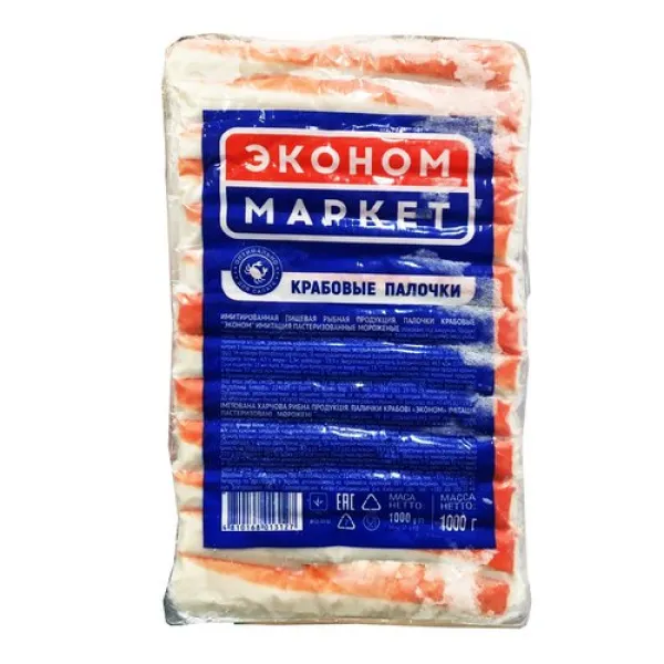 Bastonaşe de crab imitatie Econom congelate 1000g - image 1