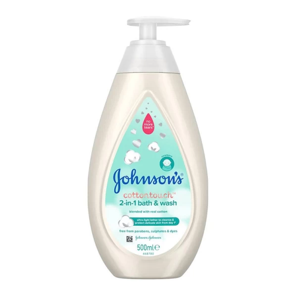 Johnson’s Baby Sampon-spuma 500ml Tandretea bumbacului pentru copii - image 1