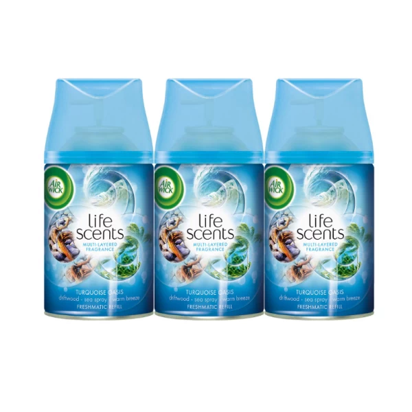 Air Wick Freshmatic Rezerva Spray 250ml Turquoise Oasis - image 2