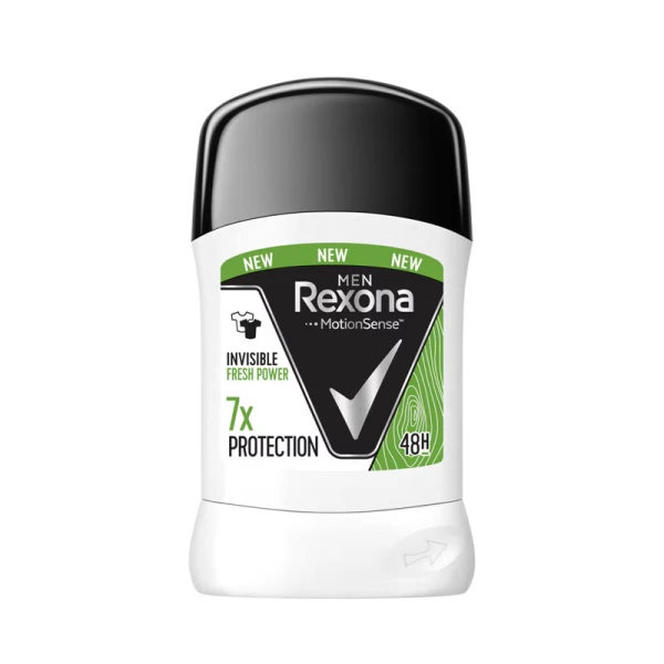 Rexona Deodorant stick 50ml Men Invisible Fresh Power - image 1