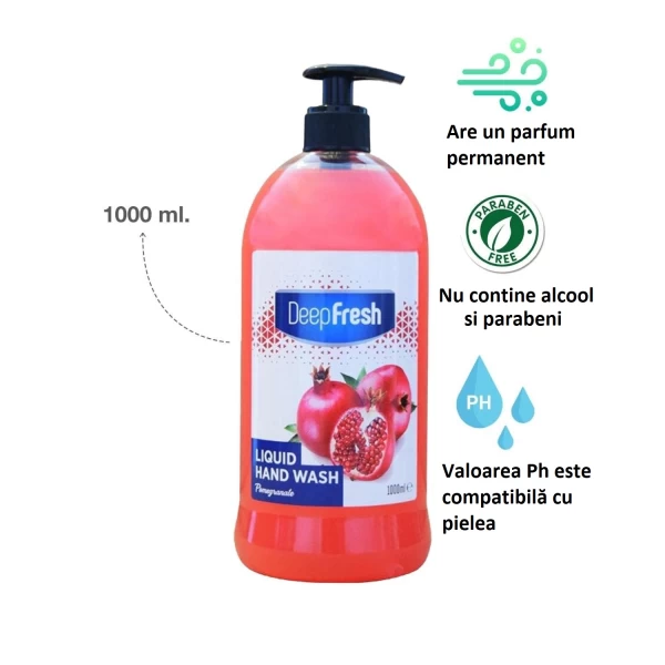 DeepFresh Sapun Lichid Rodie 1000 ml - image 2