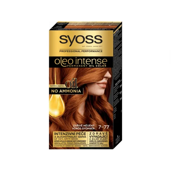 Syoss Oleo Intense Vopsea de par 7-77 Cupru Luminos - image 1