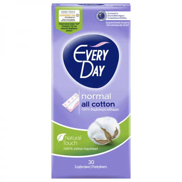 Everyday Absorbante All Сotton Normal 30buc - image 1