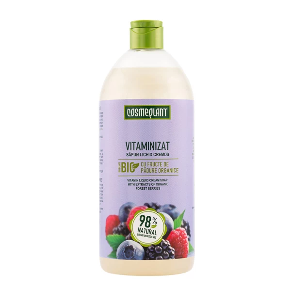 Cosmeplant Sapun lichid Vitaminizat Fructe de padure 1000 ml - image 1