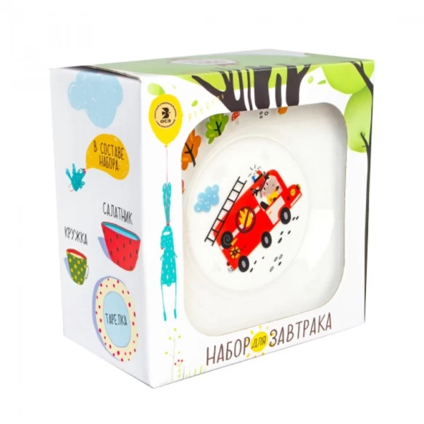 Set vesela pentru copii TEHNICA SPECIALA 3 Piese - image 1