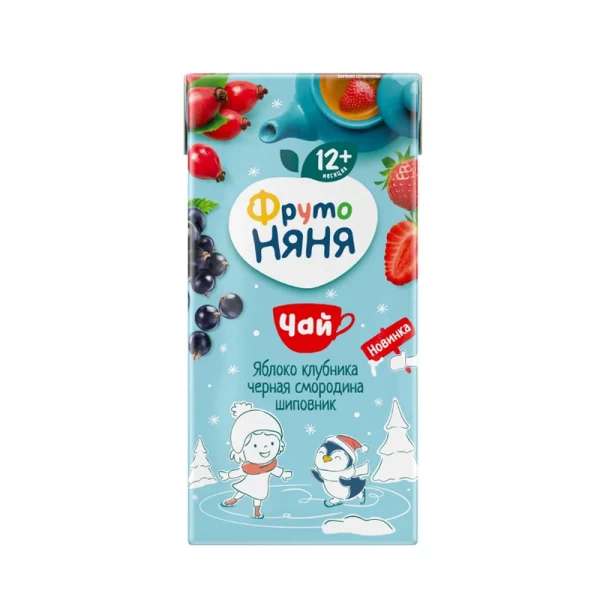 FrutoNanny Ceai mar, capsuna, coacaza neagra si macies 200 ml - image 1