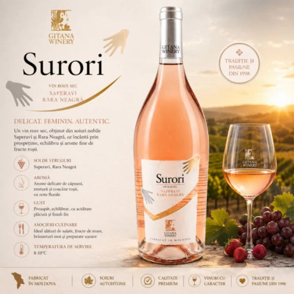 Gitana Surori Rose vin sec IGP 750ml - image 2