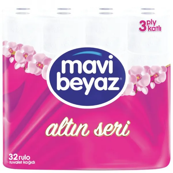 Mavi Beyaz Золотая Серия Туалетная бумага 32 рул 3 слоя - image 1