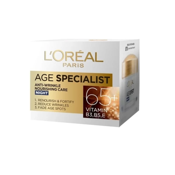 L'Oreal Crema antirid de noapte pentru fata Age Specialist 65+ - image 1
