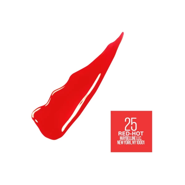 Maybelline Жидкая помада New York Superstay Vinyl Ink Стойкая 25 Red-Hot 4.2 мл - image 2