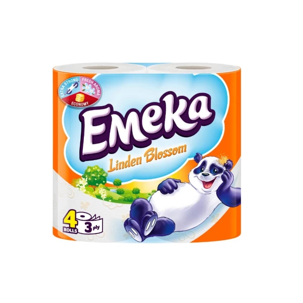 Emeka Hartie igienica, 3 straturi, 4 role Linden Blossom - image 1