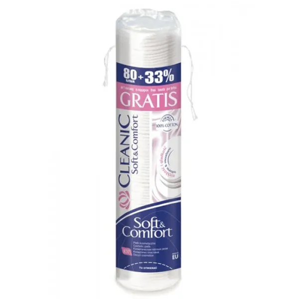 Cleanic Discuri demachiant Soft & Comfort 80 buc - image 1