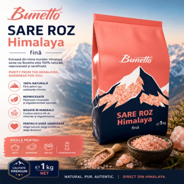 Bunetto Sare himalaya roz fina 1 kg - image 2