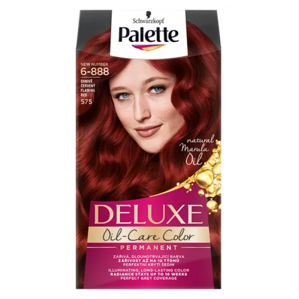 Palette Vopsea de par Deluxe 6-888 Rosu Intens - image 1
