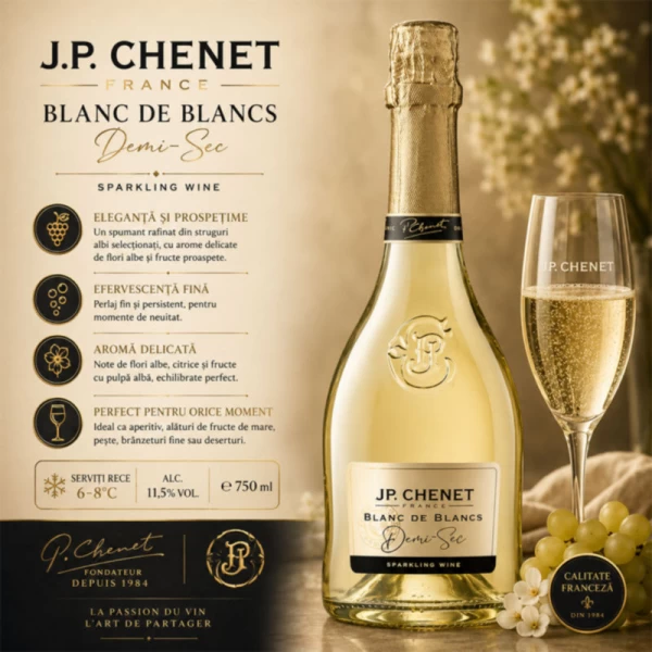 JP Chenet Игристое вино Original белое полусухое 11 % 0,75 л - image 2