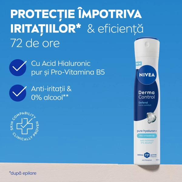 Nivea Derma Control Deodorant spray Defend 200ml - image 2