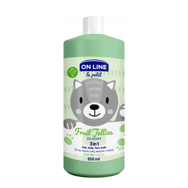 On Line Gel de dus hidratant copii 3in1 Fruit Jellies 850ml - image 1