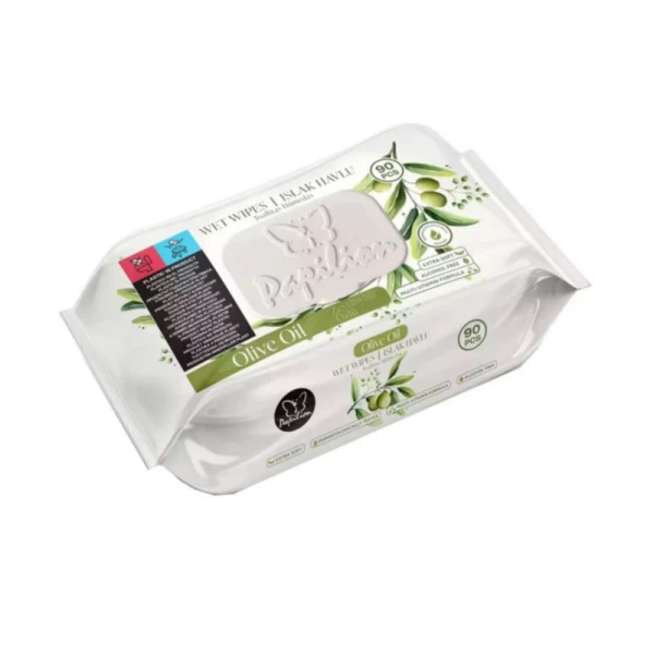 Papilion влажные салфетки 90 шт Olive Oil - image 1