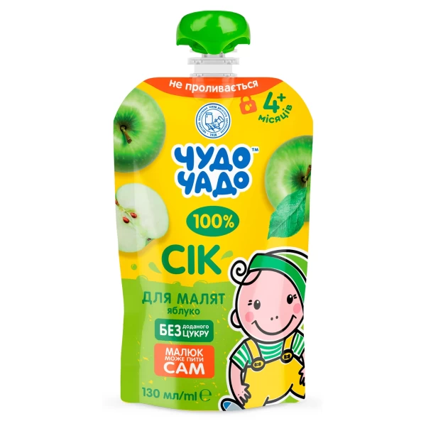 Сок Чудо Чадо для детей от 4мес Яблоко 130 мл - image 1