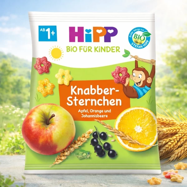 HiPP Хрустящие звездочки Kinder с фруктами (12+ мес.), 30 г - image 2