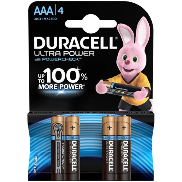 Duracell Батарейки Ultra Power AAA (LR03) алкалиновая - image 1