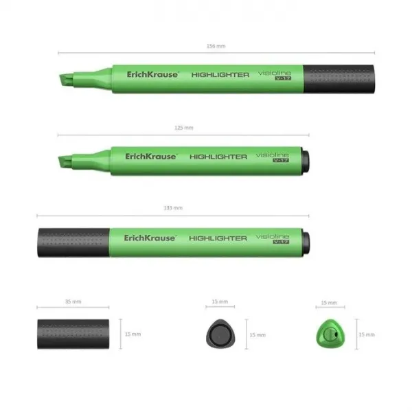 Текстмаркер ErichKrause Visioline V-17, зеленый - image 2