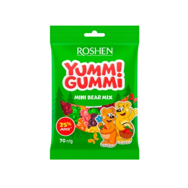 Roshen Bomboane gumate Yummi Gummi Mini Bear Mix 70 g - image 1
