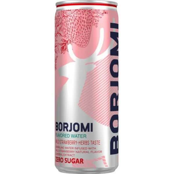 Borjomi Apa cu gust de capsuni si ierburi 0,33l - image 2