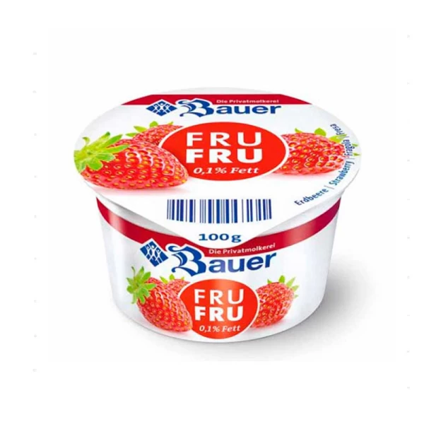 FruFru Иогурт клубничный  0,1% 100 г - image 1