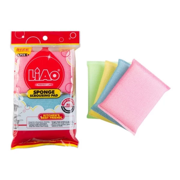 Set burete vesela, LiAo, 4 buc, 11.5x8.5x1.5 cm, Teflon, Diverse Culori, Universala - image 2