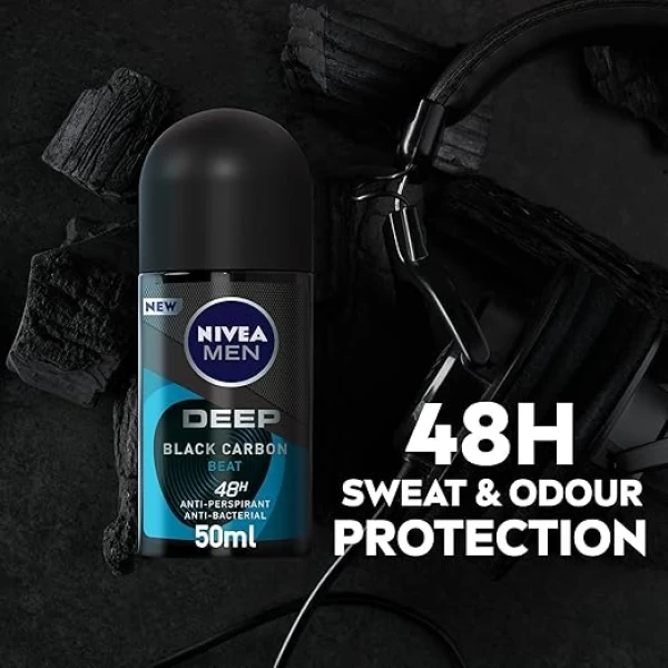 Nivea Дезодорант roll-on Men Deep Beat 50 мл - image 3